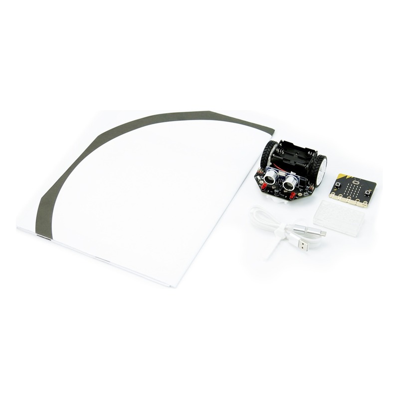 DFRobot micro: Maqueen Lite (with micro:bit & Enclosure / Cable / Track M ROB0148-EN-5 로봇 부품 모터 드라이버