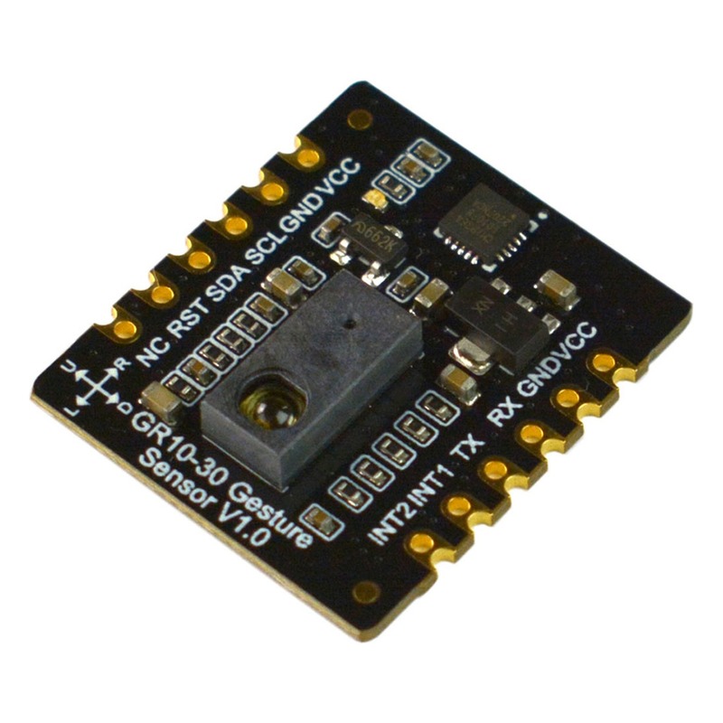 DFRobot Fermion: GR10-30 Gesture Sensor (Breakout, UART & I2C, 12 Gestures SEN0543 센서모듈 아두이노 라즈베리파이